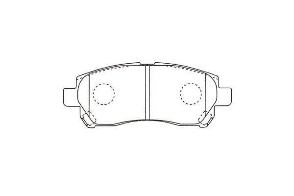 KAVO PARTS Комплект тормозных колодок, дисковый тормоз BP-9153